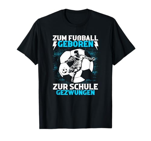Männer Fußball Jungs Fußballer Schule Fußball Jungen T-Shirt Männer Fußball Jungs Fußballer Schule Fußball Jungen T-Shirt von Fußballspieler Fußball Geschenke Und Zubehör