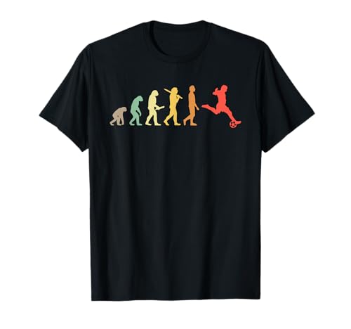 Fußballspieler Geschenkideen Retro Fußball Evolution T-Shirt Schwarz S Klassische Passform Halbarm Crew Neck Klassisch Sport Herren Männer Fußballspieler Geschenkideen Retro Fußball Evolution T-Shirt Schwarz S Klassische Passform Halbarm Crew Neck Klassisch Sport Herren Männer von Fußballspieler Geschenkideen