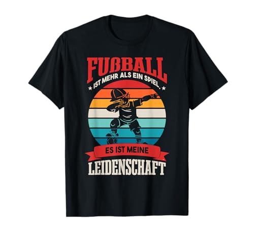 Retro Fußball Jungen Kinder Fussballer Fußballspieler T-Shirt Retro Fußball Jungen Kinder Fussballer Fußballspieler T-Shirt von Fußballspieler & Fußball Geschenk