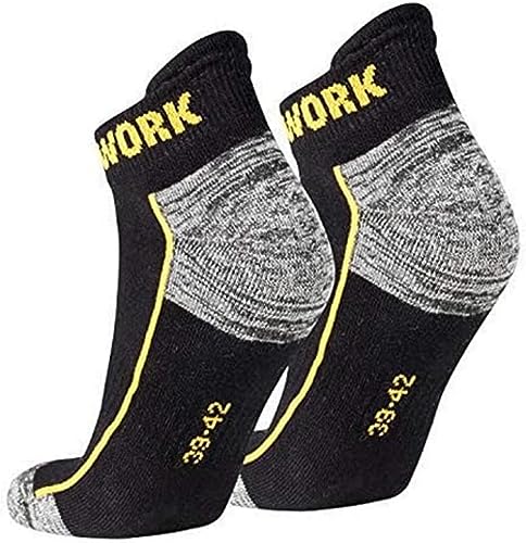 Fussfreunde 9 Paar Arbeitssocken, Anti-Loch-Garantie, Normal-Kurz-Sneaker(as3, numeric, numeric_43, numeric_46, regular, regular, 9 Paar Sneakerform) von Fussfreunde
