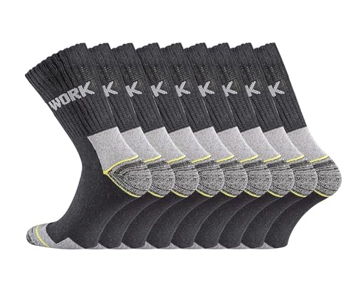 Fussfreunde 9 Paar Arbeitssocken, Anti-Loch-Garantie, Normal-Kurz-Sneaker(as3, numeric, numeric_51, numeric_54, regular, regular, Normal 9 Paar) von Fussfreunde