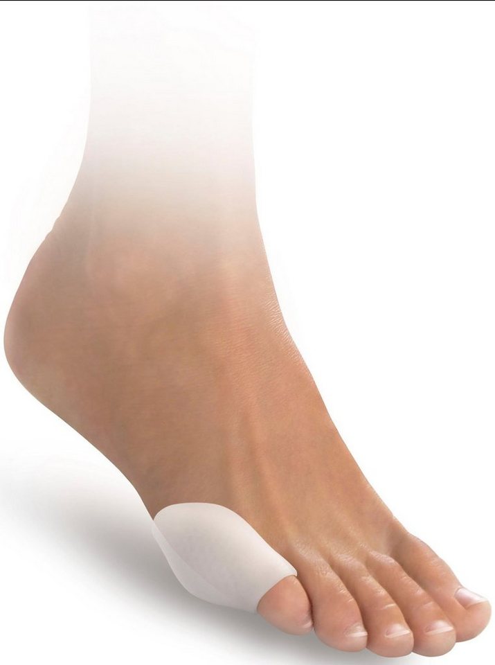 Fußgut Zehenkorrektor Gel-Zehen-Schoner, schützt den kleinen Zeh, einfache Anwendung, Set 2-tlg., Druckentlastung, reibungshemmend, bei Schwielen und Hühneraugen von Fußgut