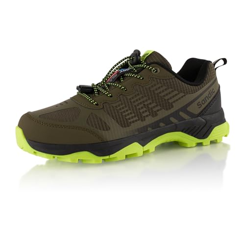 Fusskleidung® Damen Herren Wanderschuhe Atmungsaktive Trail Running Trekkingschuhe Gruen EU 41 von Fusskleidung
