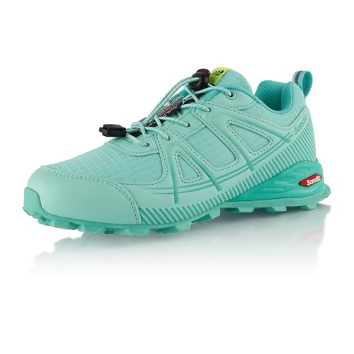 Fusskleidung® Damen Herren Wanderschuhe Atmungsaktive Trail Running Trekkingschuhe Türkis EU 37 von Fusskleidung