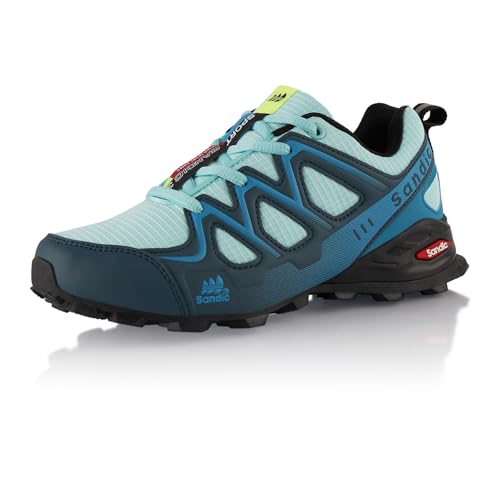 Fusskleidung® Damen Herren Wanderschuhe atmungsaktive Trail Running Trekkingschuhe Blau EU 42 von Fusskleidung