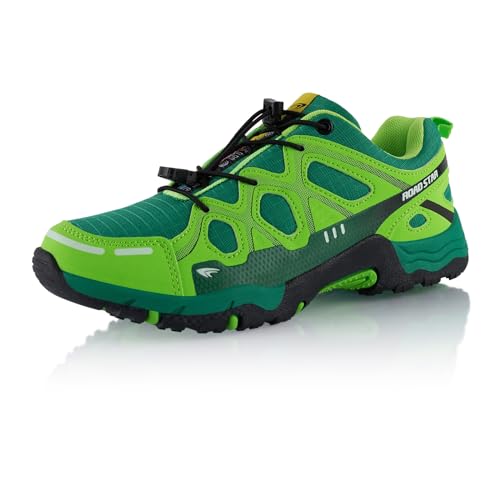 Fusskleidung® Damen Herren Wanderschuhe atmungsaktive Trekkingschuhe Grün EU 41 von Fusskleidung