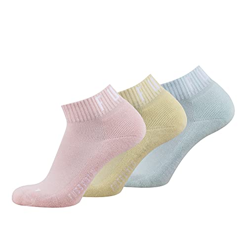 Fussvolk Quarter Socks 3 Pack Box pastell - Sneakersocken für Sport und Freizeit, unisex, 35 – 38, knöchelhoch, elastisch und weich mit Frottee von Fussvolk