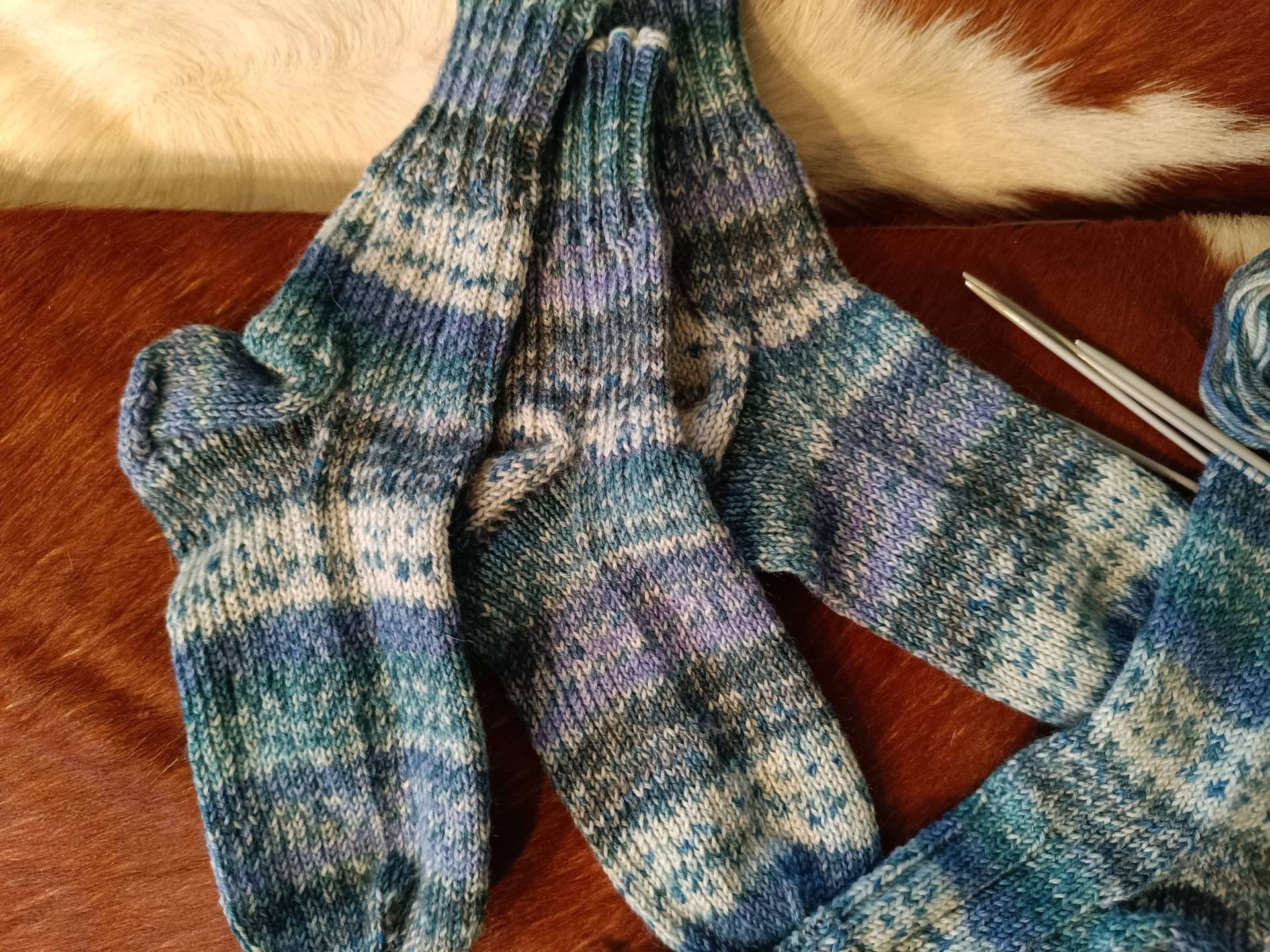 Handgestrickte Socke Versch. Größe Handgestrickte Socke Versch. Größe von Fusswerk