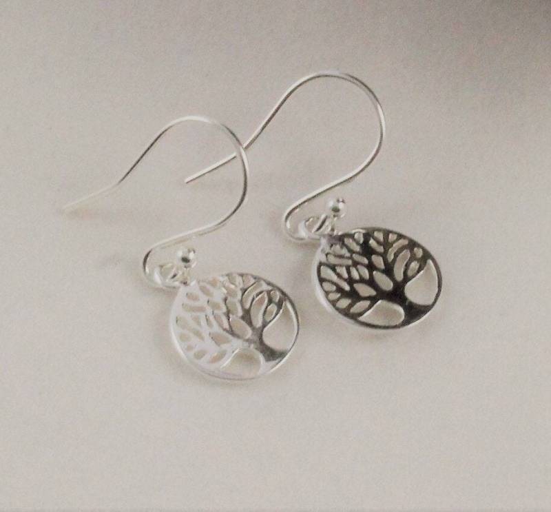 sterling Silber Baum Des Lebens Ohrringe Handgemachte Familien Schmuck sterling Silber Baum Des Lebens Ohrringe Handgemachte Familien Schmuck von FussyFoxJewellery