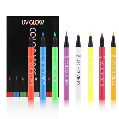 8 Farben Matte Liquid Eyeliner Set, Rainbow Colorful Neon Flüssiger Make-up Eyeliner Pencil Pigmentierter Wasserfester Wischfester Long Lasting Smudge-Proof Gel Eye Liner Kit for Women von Futuhada