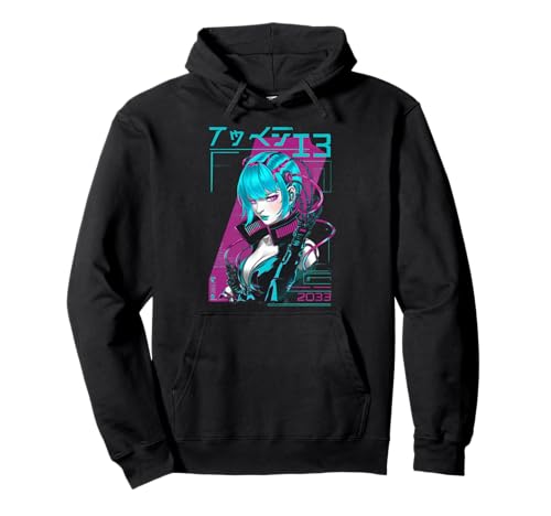 Japan Street Wear Gifts Men Women Kids Pullover Hoodie Japan Street Wear Gifts Men Women Kids Pullover Hoodie von Future Cyber Robot Punk Art Men Women Kids