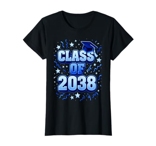 Class of 2038 Graduation Future Boy Vorschule Senior School T-Shirt von Future Graduate 2038 School Year Apparel