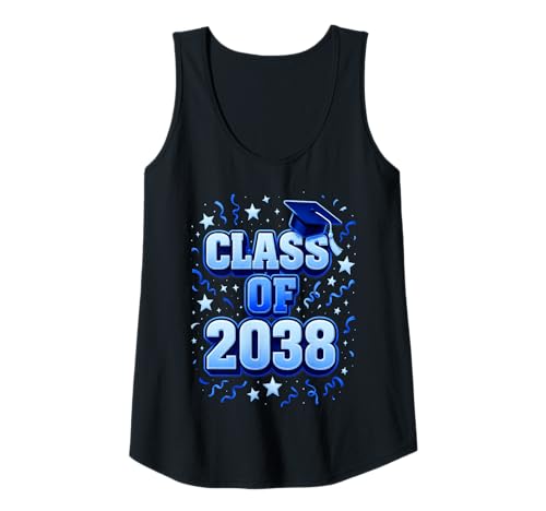 Damen Class of 2038 Graduation Future Boy Vorschule Senior School Tank Top Damen Class of 2038 Graduation Future Boy Vorschule Senior School Tank Top von Future Graduate 2038 School Year Apparel
