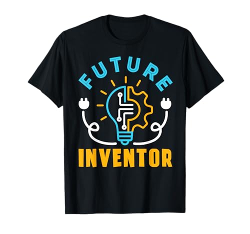 Future Inventor Creator Glühbirne Innovator Kinder Erfinder T-Shirt Future Inventor Creator Glühbirne Innovator Kinder Erfinder T-Shirt von Future Inventor Creator Lightbulb Innovator Kids