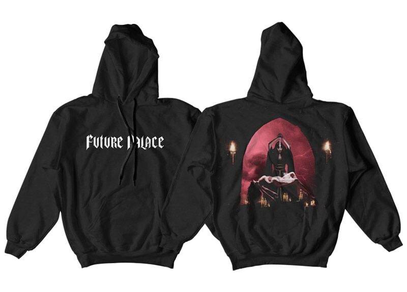 Future Palace Kapuzenpullover - Distortion Hoodie - S bis XXL - für Männer - Größe XXL - schwarz  - Lizenziertes Merchandise! von Future Palace