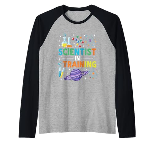 Science Kids School Stuying Funny Scientist In Training Raglan Science Kids School Stuying Funny Scientist In Training Raglan von Future Scientists Nerd Laboratory & Science Lovers