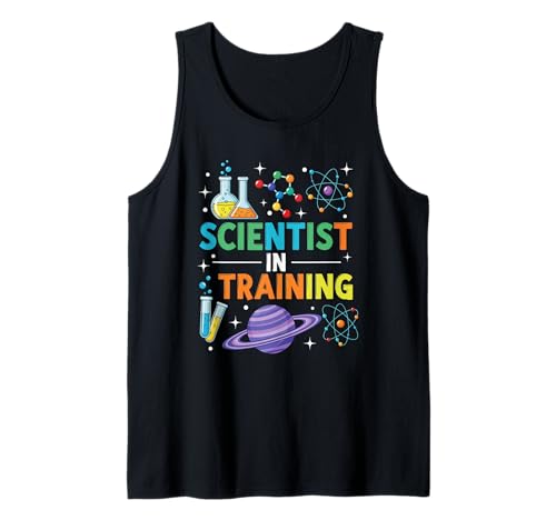 Science Kids School Stuying Funny Scientist In Training Tank Top Science Kids School Stuying Funny Scientist In Training Tank Top von Future Scientists Nerd Laboratory & Science Lovers