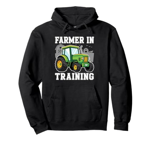 Lustiger Traktor Boy Farmer In Training Traktor Grafik Pullover Hoodie von Future Tractor Boy Farmer & Rancher Appareal
