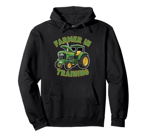 Lustiger Traktor Boy Farmer In Training Traktor Grafik Pullover Hoodie von Future Tractor Boy Farmer & Rancher Appareal
