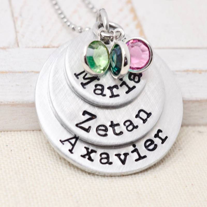 Personalisierte Geburtsstein Halskette Für Mama, Mutter Halskette, Oma Geschenk Oma, Großmutter von FutureHeirloomDesign