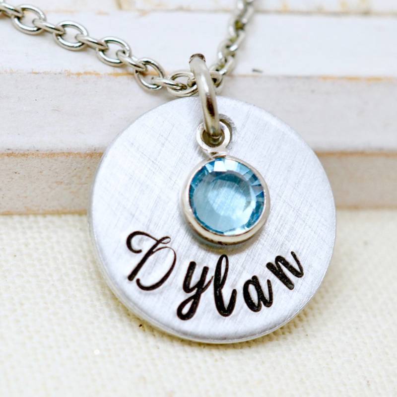 Personalisierte Geburtssteinkette Für Sie, Halskette Oma, Muttertag Halskette, Geschenk Mama von FutureHeirloomDesign