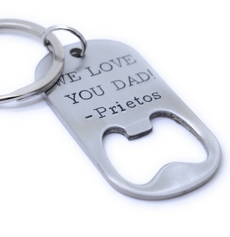 Personalisierter Flaschenöffner - Vatertagsgeschenk Von Kindern Bester Papa Aller Zeiten Schlüsselanhänger Für Opa, Schlüsselbund von FutureHeirloomDesign