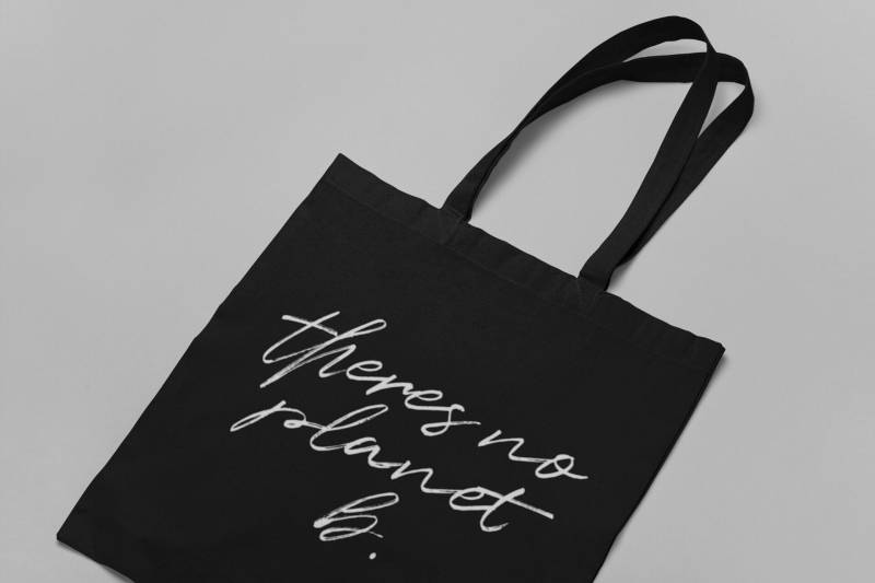 No Planet B Tote Bag, Vegan Save The - Organic Tote-Bag von FutureRebelApparel