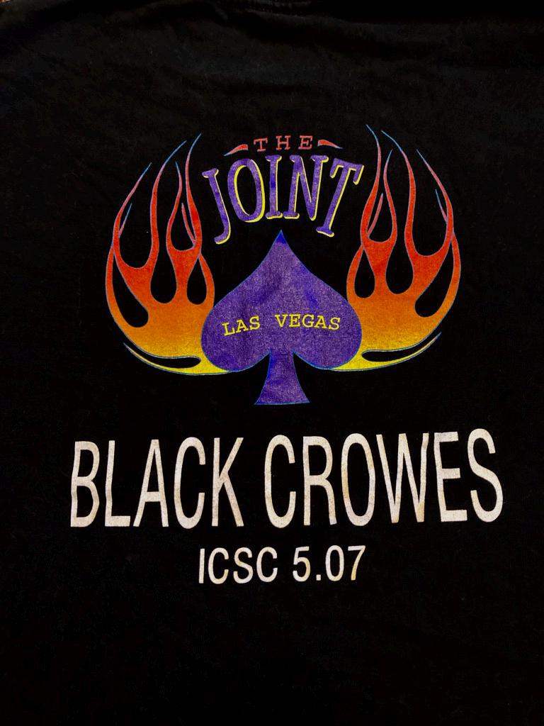 Black Crowes-Seltenes Mitte 2000Er Jahre Konzert-T-Shirt Von Hard Rock Hotel & Kasino, Las Vegas-Schwarz Sz Lrg. Steine/Gesichter/Led Zep/Usa Black Crowes-Seltenes Mitte 2000Er Jahre Konzert-T-Shirt Von Hard Rock Hotel & Kasino, Las Vegas-Schwarz Sz Lrg. Steine/Gesichter/Led Zep/Usa von FutureofthePast