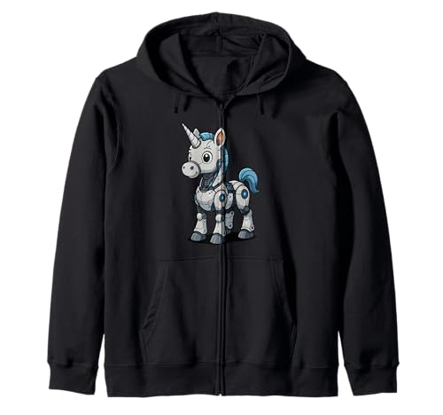 Futuristisches Roboter-Einhorn, Jungen, Mädchen, Männer, Frauen, Kinder, Erwachsene Kapuzenjacke Futuristisches Roboter-Einhorn, Jungen, Mädchen, Männer, Frauen, Kinder, Erwachsene Kapuzenjacke von Futuristic Robotic Unicorn Rainbow Shop
