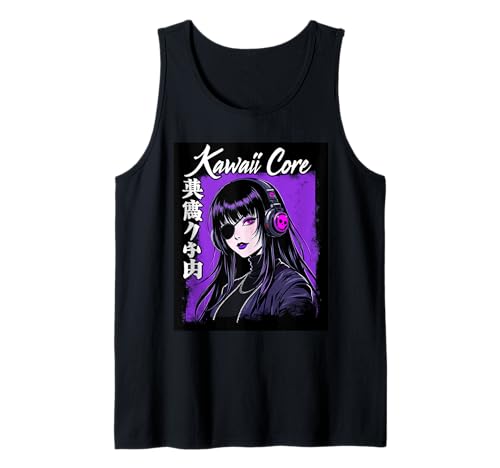 Manga Anime Cyberpunk Girl Mit Maske Sci-Fi Zukunft Girl Tank Top von Futuristisch Manga Anime Cyberpunk Kunst