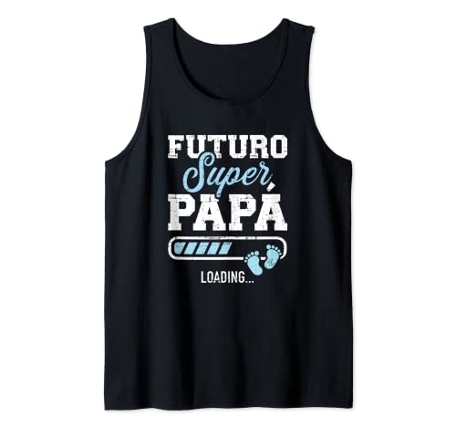 Herren Futuro Super Papá Loading. Tank Top Herren Futuro Super Papá Loading. Tank Top von Futuro papá tienda