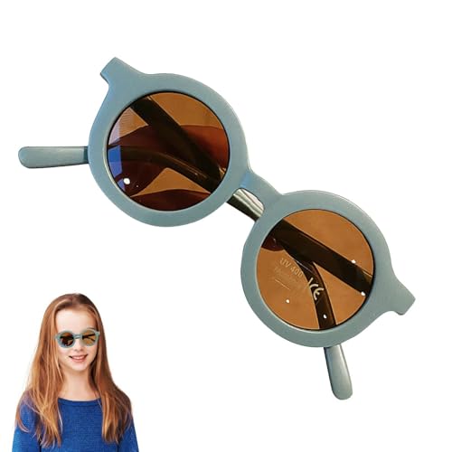 Fuuxtci Kinder Sonnenbrille UV400 Schutz Für Kinder Und Mädchen 1-2 Jahre, Baby Sonnenbrille UV-beständig - Sun Eyewear Streamlined Arc Design Integrierte Nasenpads Dicker Rahmen von Fuuxtci