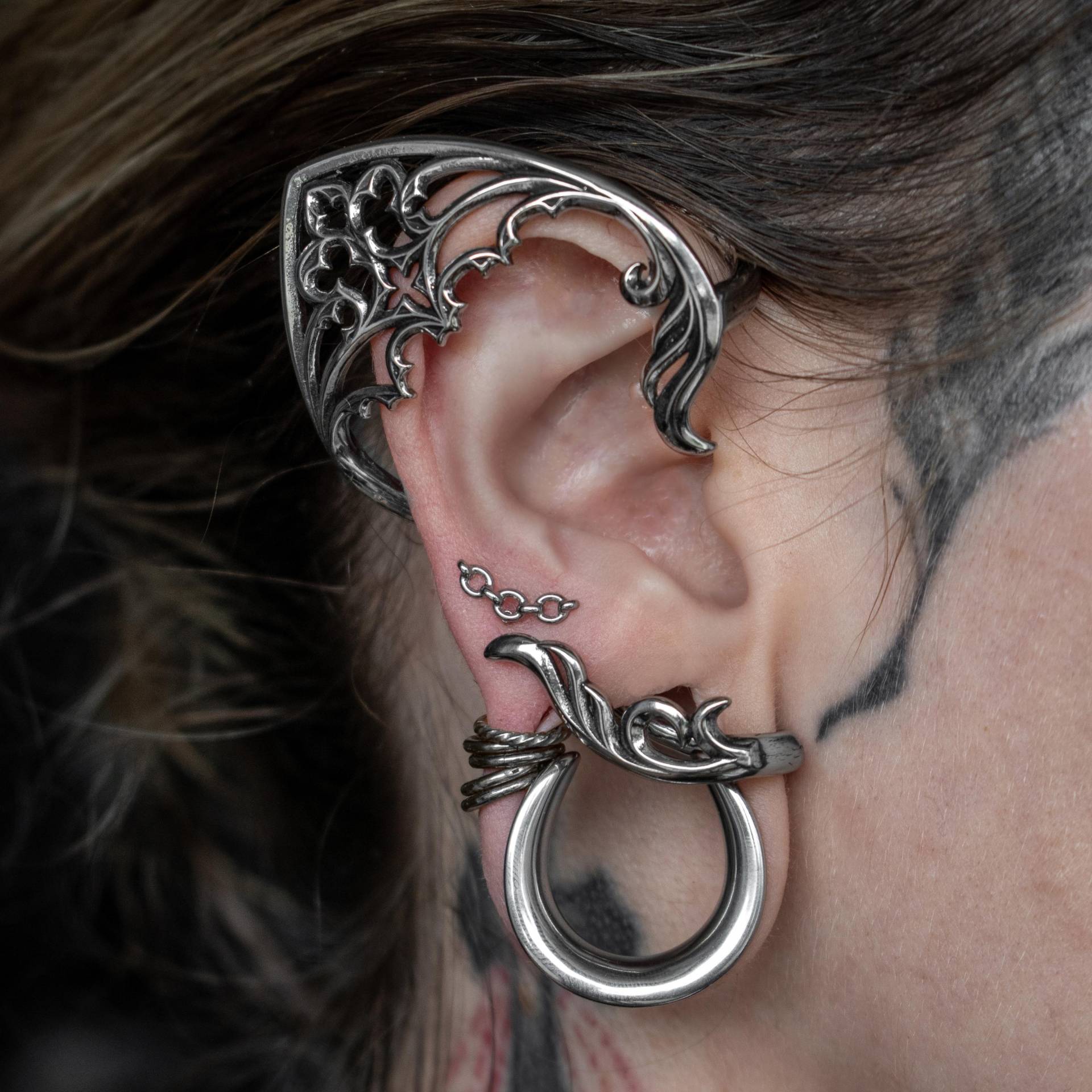 Medieval Gothic Cathedral Ear Cuff | Left & Right Fantasy Cosplay Wrap Medieval Gothic Cathedral Ear Cuff | Left & Right Fantasy Cosplay Wrap von FuxJewellerySale