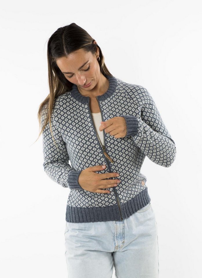 Fuza Wool of Denmark Wolljacke Fuza Wool of Denmark Damen Iris Wollcardigan von Fuza Wool of Denmark
