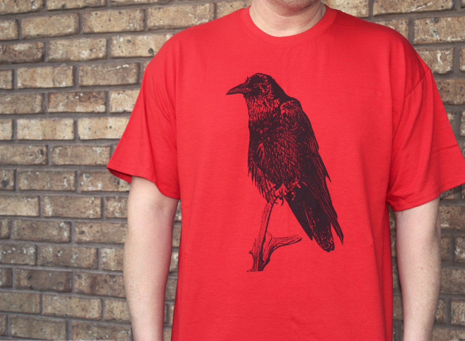 Rabe Tshirt - Baltimore, Crow Kurzarm Unisex T-Shirt Shirt von FuzzyMug