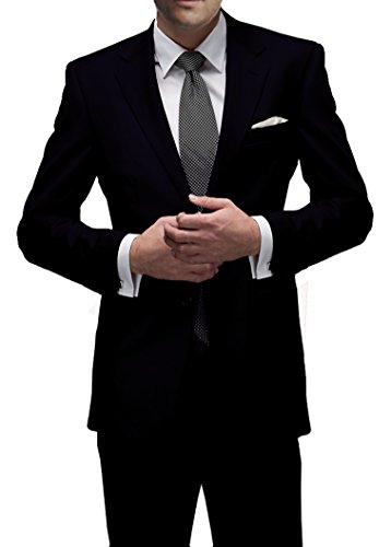 Anzug Slim fit, dunkel blau aus Business Traveller Stoff -deutsche Konfektion (Baukasten Option möglich) (48) von FvF Couture Collection