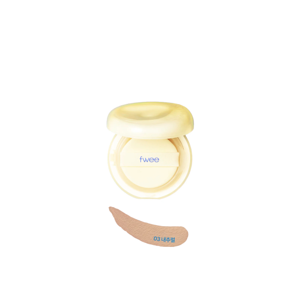 Fwee - Cushion Egg-Fit Cover SPF50+ PA +++ - 13g - 03 Natural von Fwee