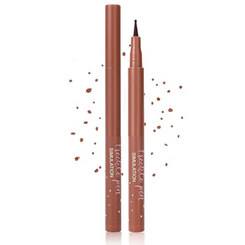 FxaumsGxuk Wasserdichter Punktierstift 1.8g Punkt Make Up Stift, Makeup Pen Für Präzises Make Up Hirschflecken Makeup Stift - Schnelltrocknender Verwischfester Kosmetikstift Für Frauen Mädchen Geschen von FxaumsGxuk
