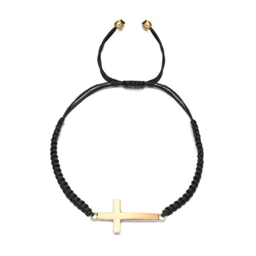 Armband Damen Minimalist Armband Verstellbar Nylon Seil Handarbeit Geflochten Unisex Handgelenk Fußkettchen Für Männer Frauen von Fycakly