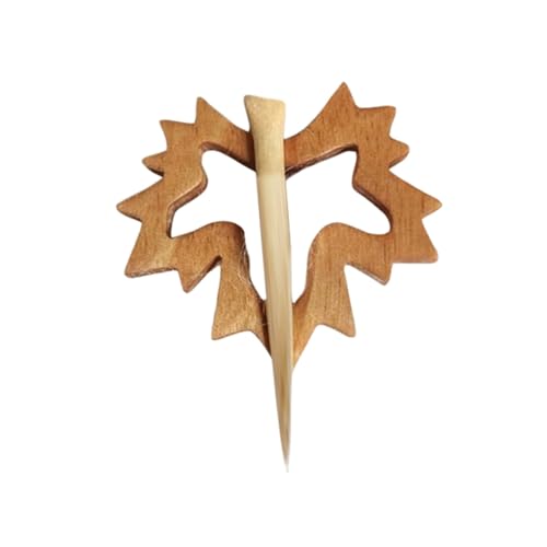 Border – Neue Tierbroschen aus Holz, exquisite Anstecknadeln mit unregelmäßigem Muster, perfektes Zubehör für Pullover und Schals! Kleine Anstecknadeln Minimalistisch (B, 5. 5x6cm) von Fycakly