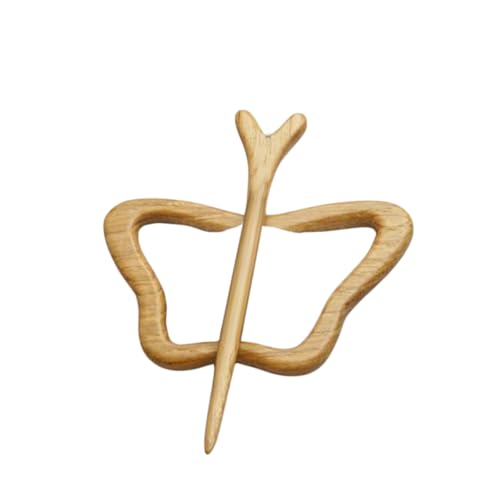 Border – Neue Tierbroschen aus Holz, exquisite Anstecknadeln mit unregelmäßigem Muster, perfektes Zubehör für Pullover und Schals! Kleine Anstecknadeln Minimalistisch (C, 5. 5. x6cm) von Fycakly