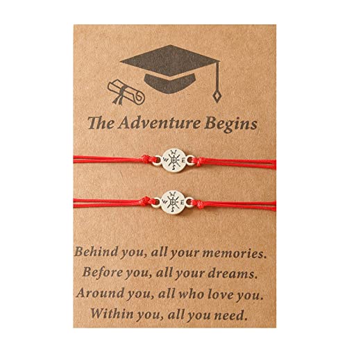 Damen Armband 1 STÜCK Graduierung Armband Geschenke Für Sie Ihn 2022 Graduate College High School Inspirierende Geschenke Für Frauen Mädchen Graduierung Karte von Fycakly