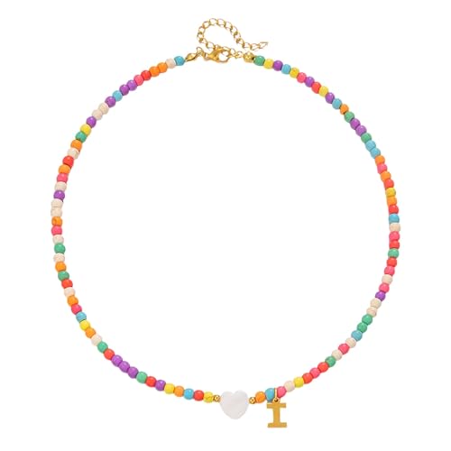 Damen Halskette Zierliche goldene Initialenketten für Frauen Goldketten für Frauen Alphabet-Initialenketten Teenager-Mädchen Schmuck von Fycakly
