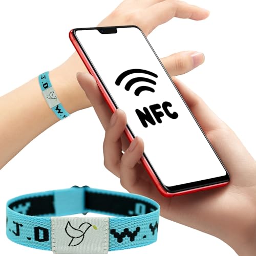Fycakly Damen Armband Tragbares Armband, Armbänder mit NFC-Armbändern, mit täglichem Vers, inspirierender Versschmuck für Männer, Frauen und Teenager von Fycakly