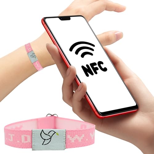 Fycakly Damen Armband Tragbares Armband, Armbänder mit NFC-Armbändern, mit täglichem Vers, inspirierender Versschmuck für Männer, Frauen und Teenager von Fycakly