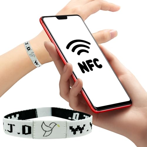 Fycakly Damen Armband Tragbares Armband, Armbänder mit NFC-Armbändern, mit täglichem Vers, inspirierender Versschmuck für Männer, Frauen und Teenager von Fycakly