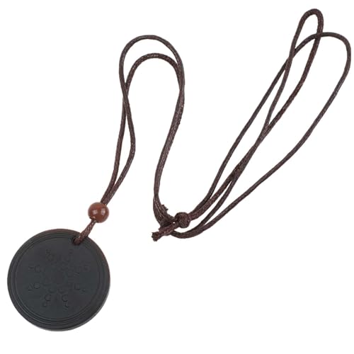 Fycakly Damen Halskette 1PC Disc Halskette Anhänger Vulkan Ion Anhänger Negative Sehr schöne Halsketten & von Fycakly