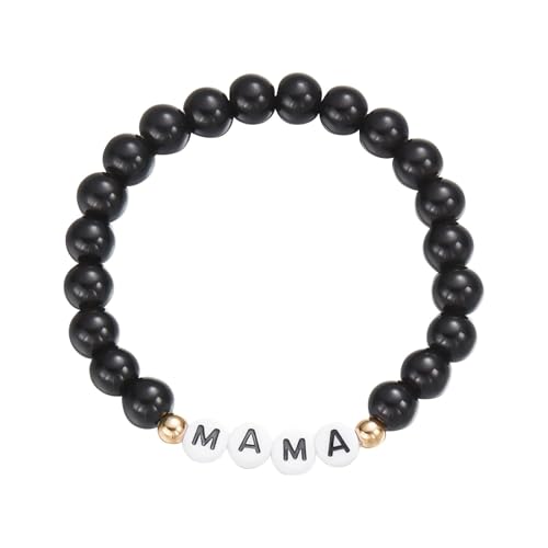 Fycakly Glitzerndes Bettelarmband Perlen Armband Hand String Kleine Frische Einstellbare frauen Armband Schmuck Für Brief Perlen Hand Schmuck von Fycakly