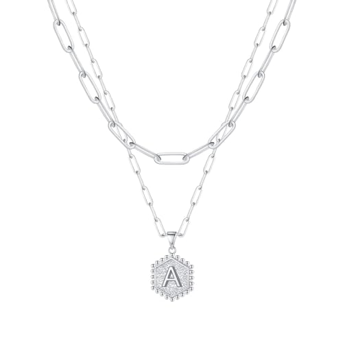 Fycakly Halskette Dainty Silver Initial Necklaces For Women Silver Necklaces For Women A Z 26 Alphabet Initial Teen Girls Jewelry Fycakly Halskette Dainty Silver Initial Necklaces For Women Silver Necklaces For Women A Z 26 Alphabet Initial Teen Girls Jewelry von Fycakly