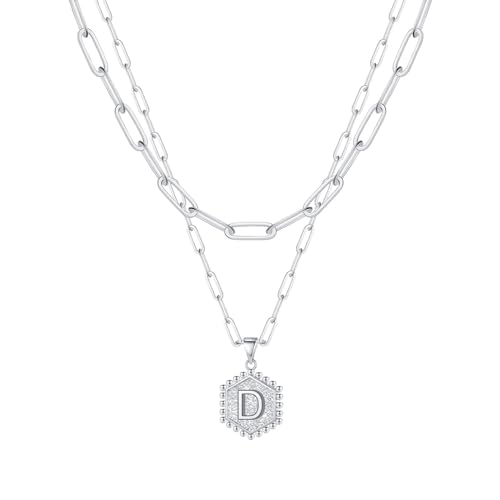Fycakly Halskette Dainty Silver Initial Necklaces For Women Silver Necklaces For Women A Z 26 Alphabet Initial Teen Girls Jewelry Fycakly Halskette Dainty Silver Initial Necklaces For Women Silver Necklaces For Women A Z 26 Alphabet Initial Teen Girls Jewelry von Fycakly